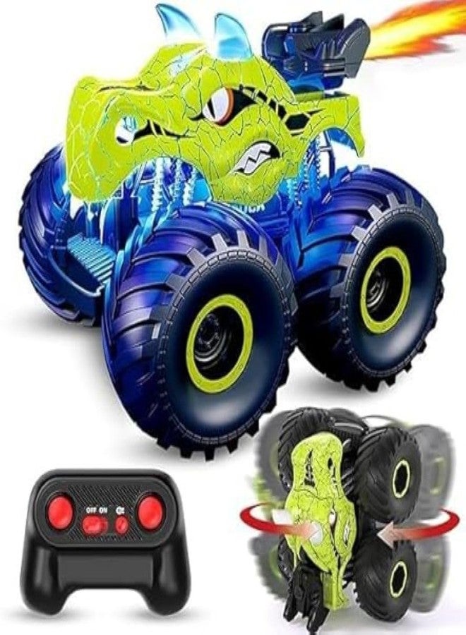 سنابترون سيارات سنابترون ديناصورات للأطفال تعمل بالتحكم عن بعد، سيارات ديناصورات وحشية تعمل بالتحكم عن بعد بزاوية 360 درجة، هدية مثالية للأطفال من عمر 5 إلى 8 سنوات، أفضل سيارة انزلاق تعمل بالتحكم عن بعد كهدية عيد ميلاد للأولاد. - Image 1